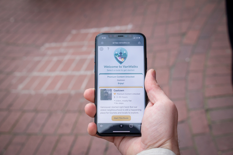 Vancouver: Självguidad promenad med smartphone i Gastown