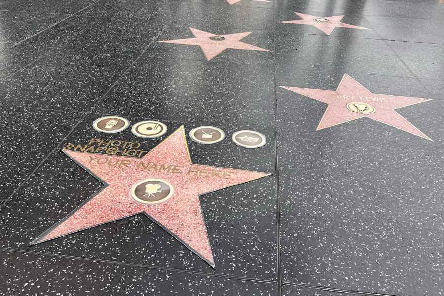 Hollywood: Erlebe deinen eigenen Stern auf dem Walk of Fame. Foto: GetYourGuide