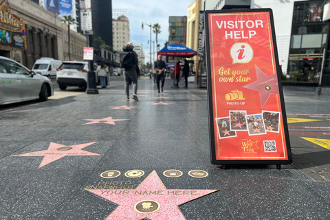 Hollywood: obtenha sua própria estrela na experiência da Calçada da Fama