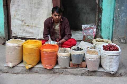 Delhi: tour a piedi del cibo di strada della vecchia Delhi con degustazioniDelhi: tour a piedi del cibo di strada della vecchia Delhi con trasferimenti