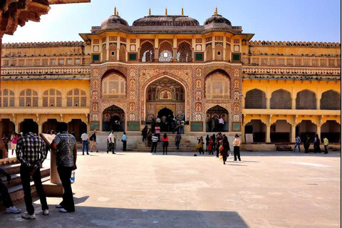 Från New Delhi: Privat dagsutflykt till Jaipur med lokal guide