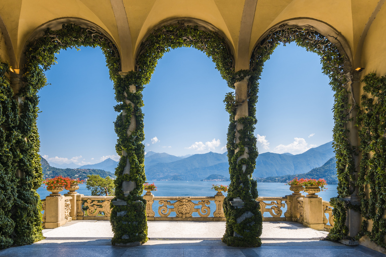 Au départ de Milan : Excursion privée guidée au lac de Côme et à LennoExcursion d'une demi-journée