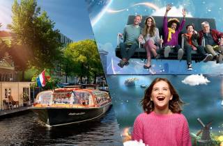 Amsterdam: This Is Holland 5D Flug und Grachtenrundfahrt in Kombination