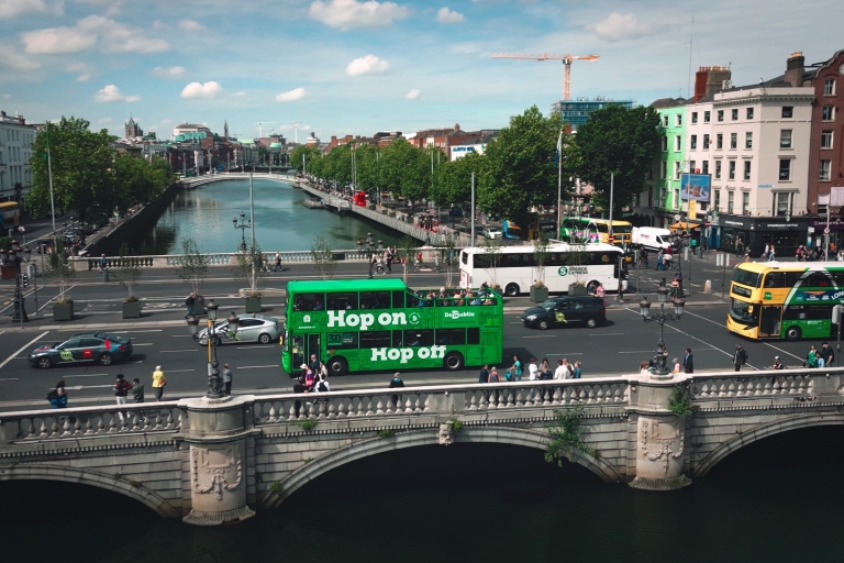 Dublin : Excursion en croisière avec visite et billet de train Hop-On Hop-Off