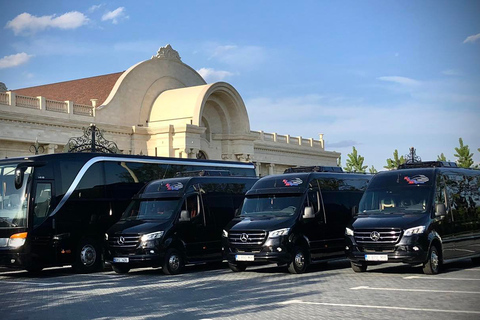 Aéroport de Bucarest : Transfert en bus vers/depuis Chisinau VelmartDe Chisinau Velmart à l'aéroport de Bucarest