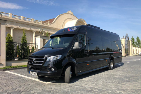 Aéroport de Bucarest : Transfert en bus vers/depuis Chisinau VelmartDe Chisinau Velmart à l'aéroport de Bucarest