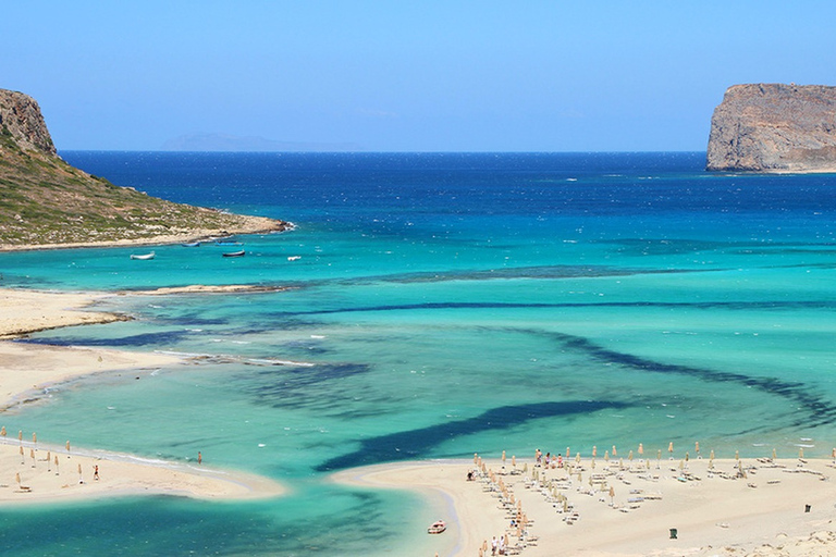 De Creta: Viagem particular de 1 dia a Balos e à ilha de GramvousaDe Rethymno: viagem particular de um dia a Balos e à ilha de Gramvousa