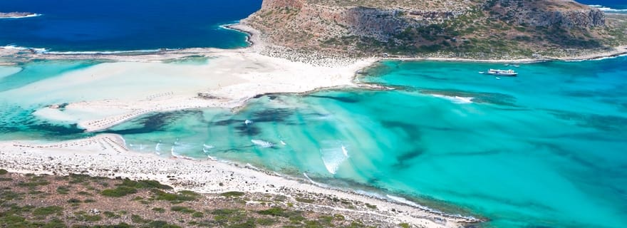 Depuis la Crète : Excursion privée d'une journée à Balos et sur l'île de Gramvousa