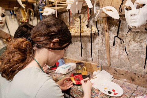 Venetian Trio Experience: mask, glass, sweets Mask & Glass Experience in Unusual and hidden Venice