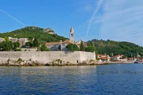 Dubrovnik: verkenningstocht door de Blauwe Grot en Elafiti per bootGrotten-verkenningstour met pick-up
