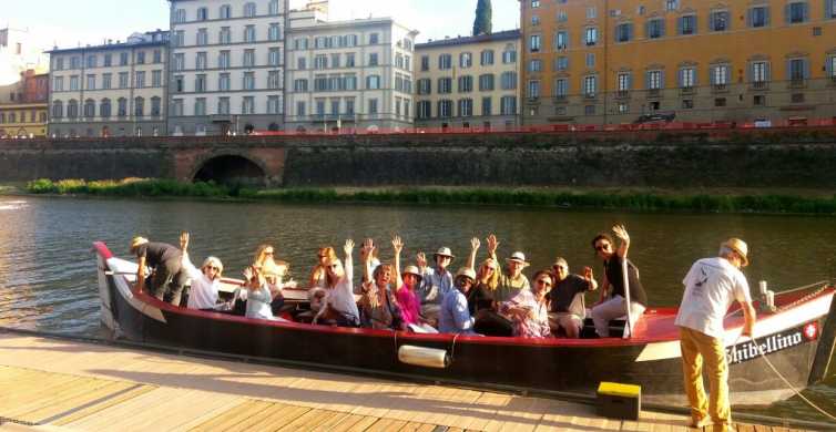 Firenze: giro in gondola con vino o caffè e snack