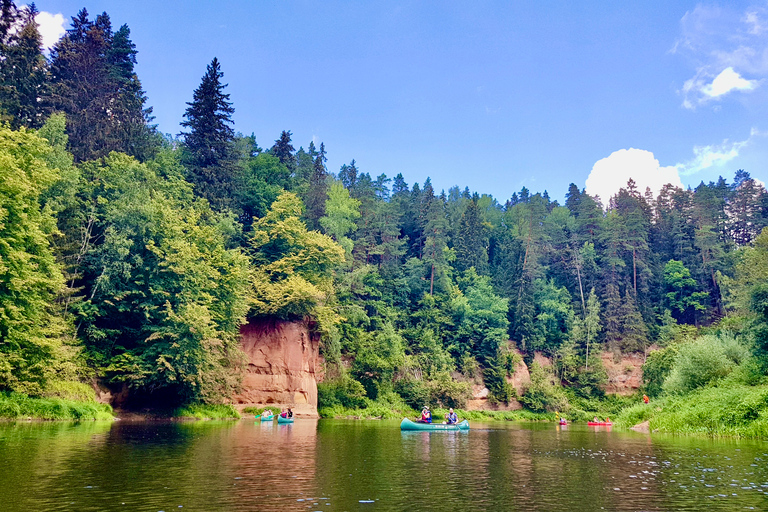 From Riga: Full-Day Scenic Gauja River Valley Kayaking Trip From Riga: Full-Day River Kayaking Tour to Sigulda