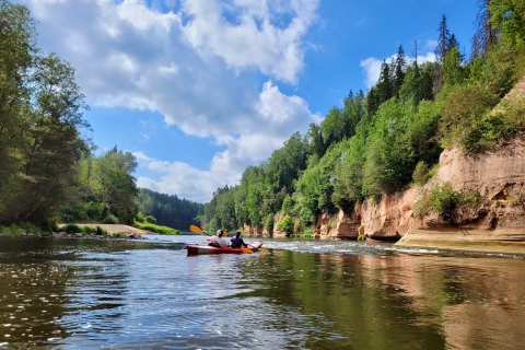 From Riga: Full-Day Scenic Gauja River Valley Kayaking Trip From Riga: Full-Day River Kayaking Tour to Sigulda