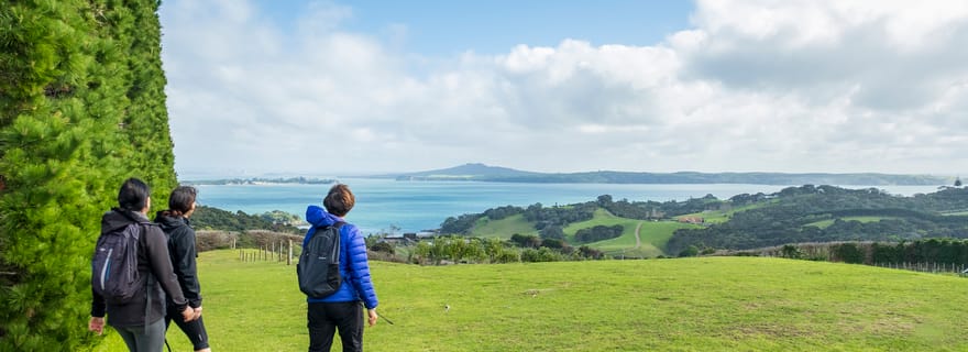 Île Waiheke : Double Headland Premium Promenade guidée sur la côte