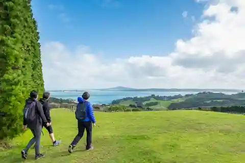 Ilha Waiheke: Double Headland Premium Caminhada guiada pela costa