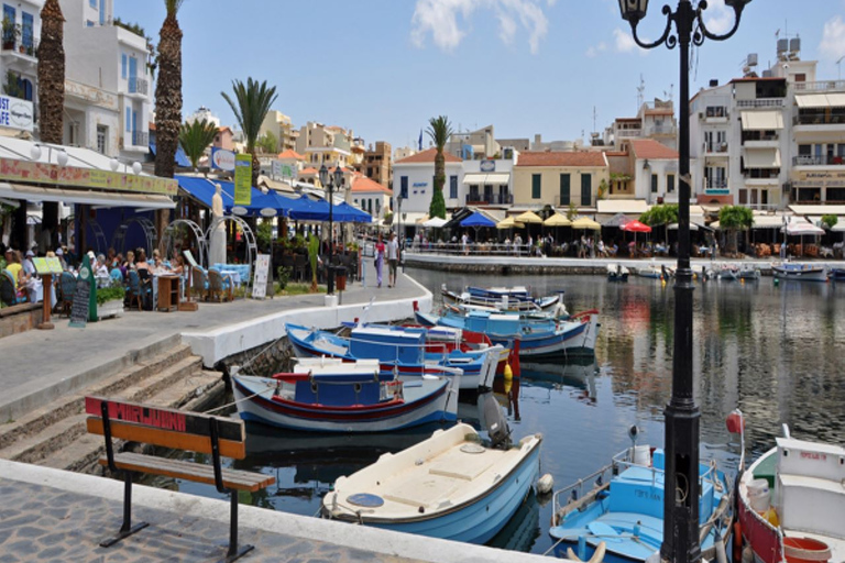 Kreta: Spinalonga, Elounda en Agios Nikolaos Tour met pick-up