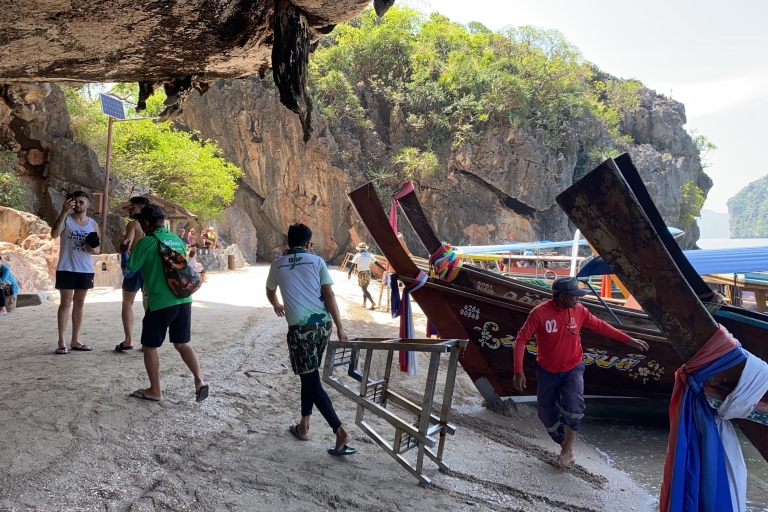 Desde Phuket: isla de James Bond y recorrido en canoa en bote de cola largaTour privado: recogida en Rawai, Chalong y Wichit