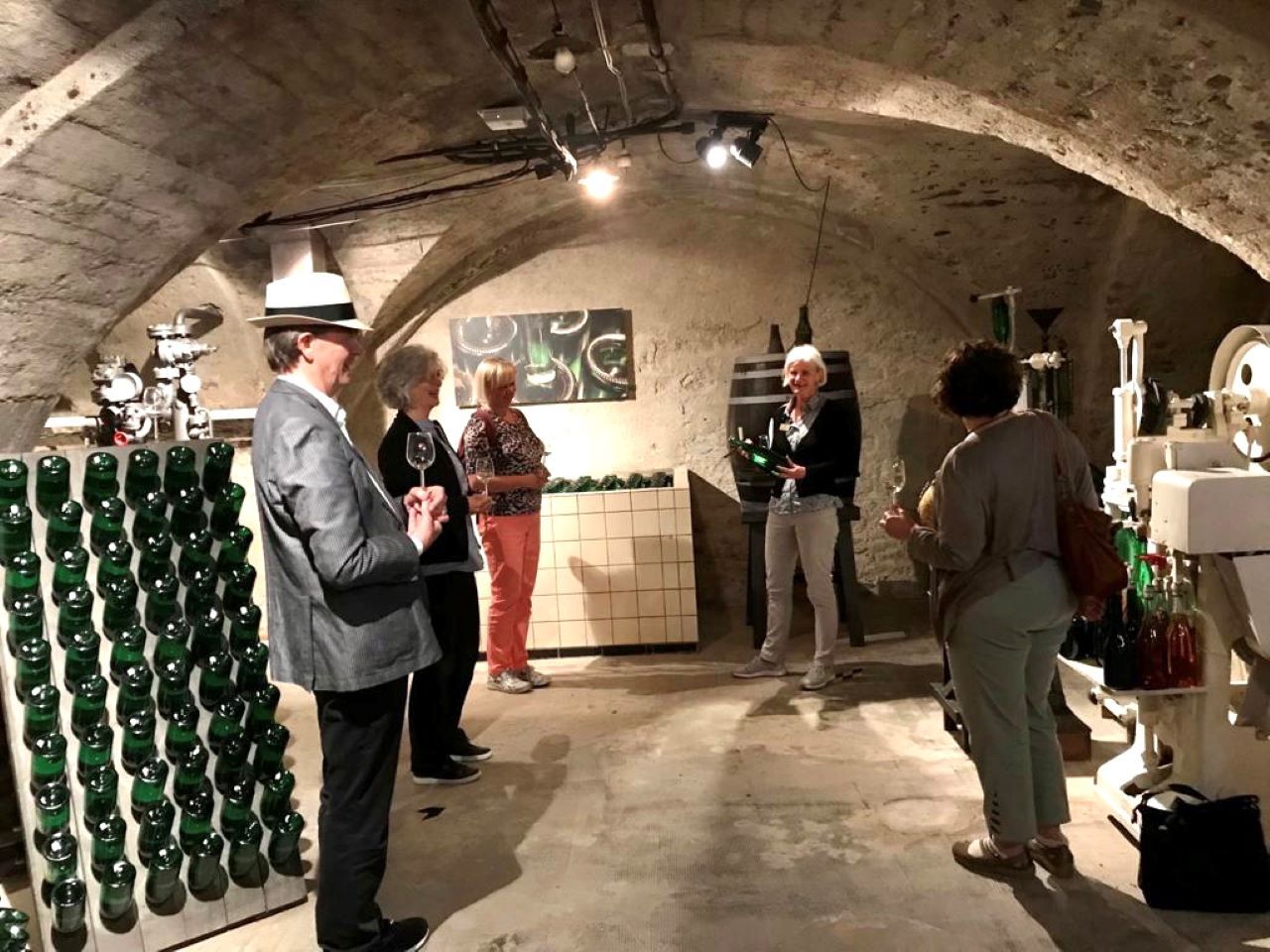 Koblenz: Sektmuseum Histor. Kelllergewölbe inkl. 1 Glas Sekt