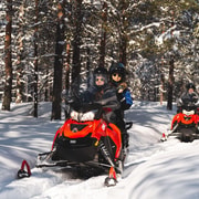 Rovaniemi : Safari en motoneige dans la forêt du cercle arctique