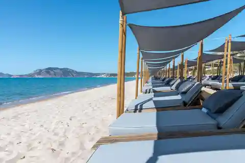 Kos: Diamond Beach Day with Transfers and Sun Lounge