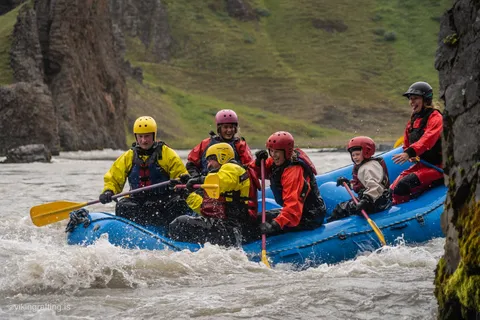 Varmahlíð: Gita guidata di rafting per famiglie