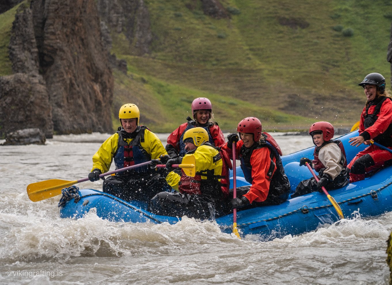 Varmahlíð: Guidet rafting-tur for hele familien