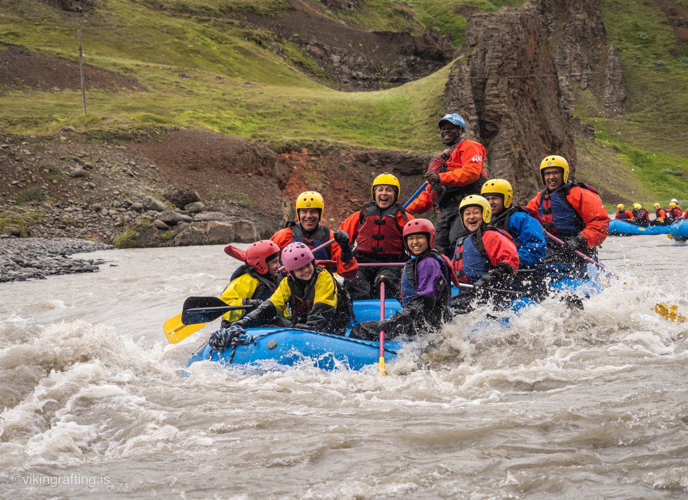 Varmahlíð: Guidet rafting-tur for hele familien