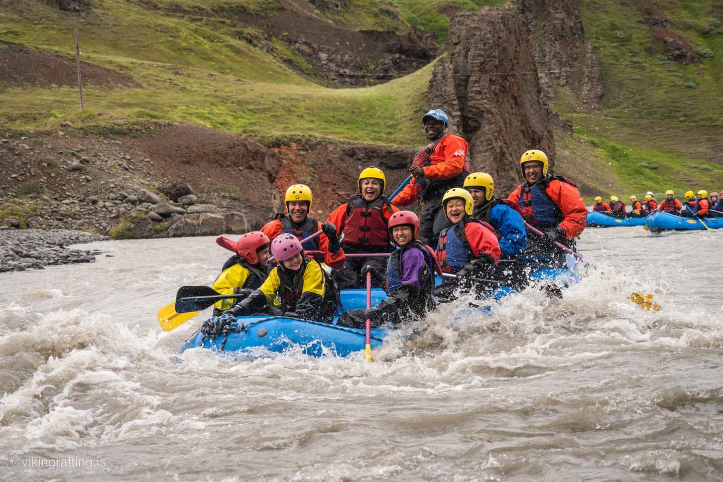 Varmahlíð: Viaje Guiado de Rafting en Familia