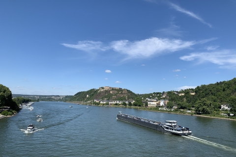 Koblenz - Altstadt mit der Festung Ehrenbreitstein