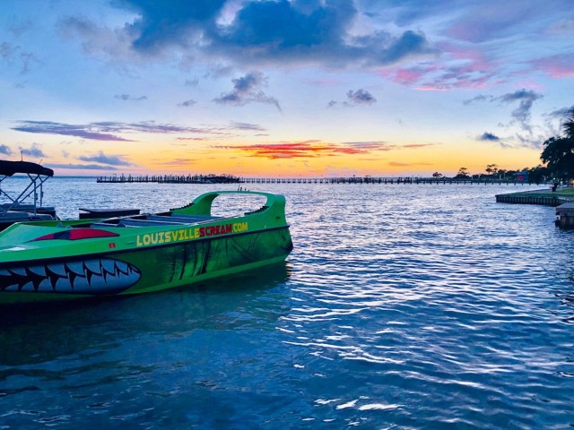 Visit Panama City Scream Machine Speedboat Cruise in the Lagoon in Panama City Beach