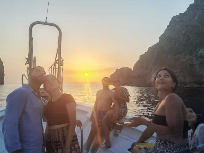 From Lipari Panarea And Stromboli Full Day Boat Trip Getyourguide