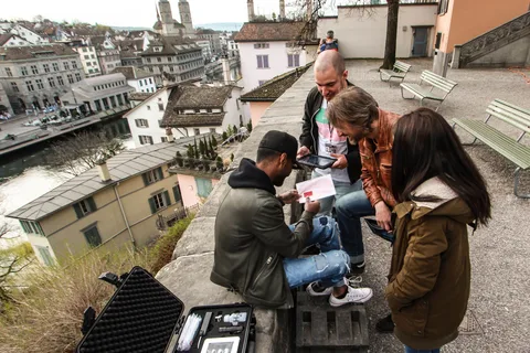 Outdoor Escape Game with Augmented Reality trough Zurich
