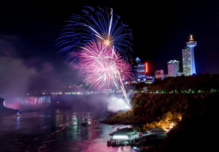 niagara cruise fireworks