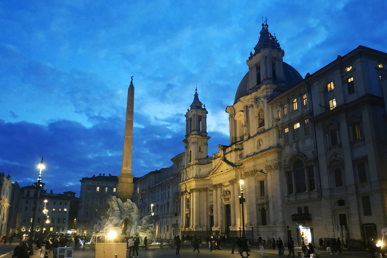 Rome: Spanish Steps, Trevi, Navona and Pantheon Sunset Tour Evening Tour in English
