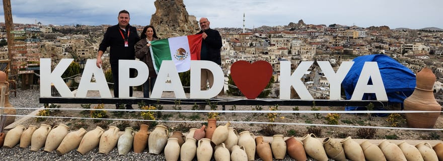 Visite privée d'une jounée ; mélange de la visite rouge et verte / Cappadoce