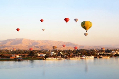 From Marsa Alam: 3-Day Nile cruise with hot air balloon.  Deluxe cruise ship