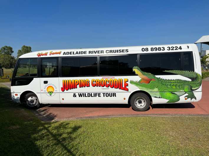 Darwin: o ônibus Croc para o famoso cruzeiro de crocodilo saltador