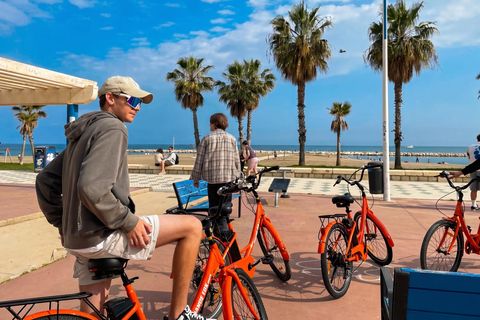 Malaga: Guided Bike Tour with E-Bike Option & Highlights Private Tour by Regular Bike (Up to 10 People)