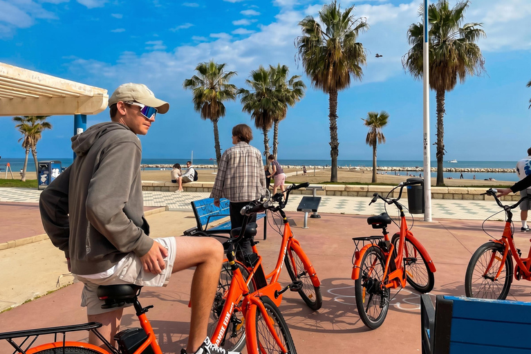 Malaga: Guided Bike Tour with E-Bike Option & Highlights Private Tour by Regular Bike (Up to 10 People)
