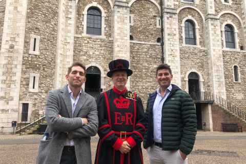 London: Tidlig tur i Tower of London og møde en Beefeater