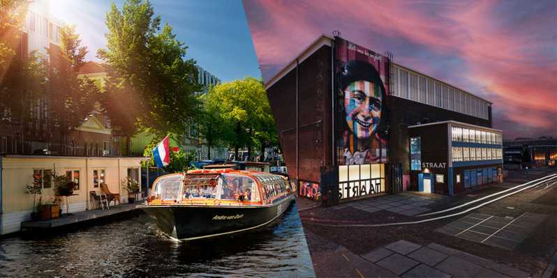 Amsterdam : Billet combiné pour le musée STRAAT et la croisière sur les canaux