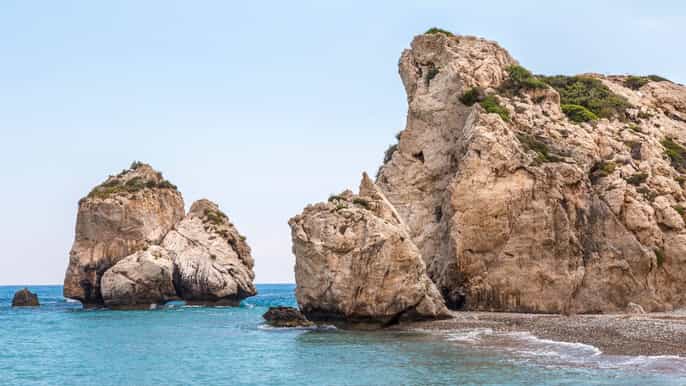 Van Paphos: drankje bij zonsondergang bij Aphrodite