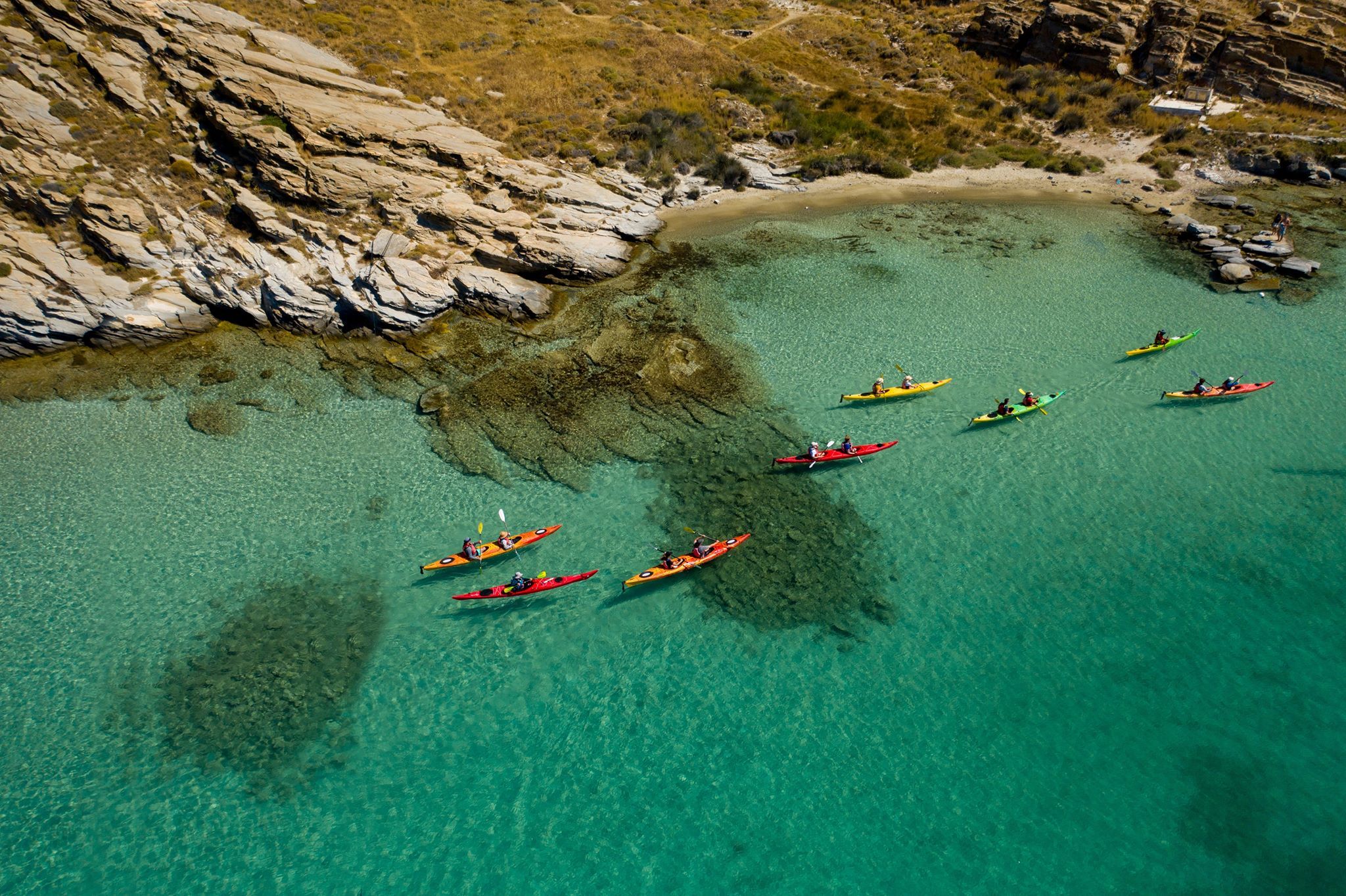 Paros: Seekajaktour mit Schnorcheln und Snack oder Picknick