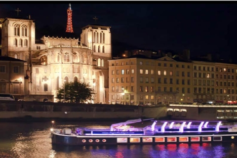 Lyon: Bastille Day Kreuzfahrt mit Appetithäppchen und Feuerwerk
