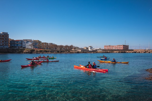 Visit Porto Torres Guided Kayaking Excursion in Capo Falcone
