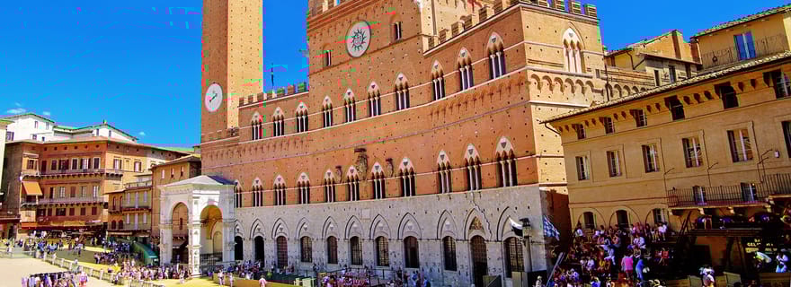 Sienne : visite à pied des sites incontournables de la ville avec un guide expert de la région