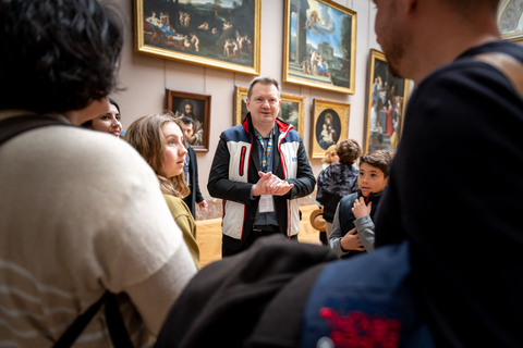 Parijs: Louvre privétour voor kinderen met toegangsbewijsVroege ochtendtour in het Engels of Frans