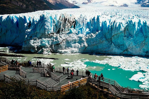 El Calafate: Excursão guiada de um dia ao Glaciar Perito Moreno e navegação