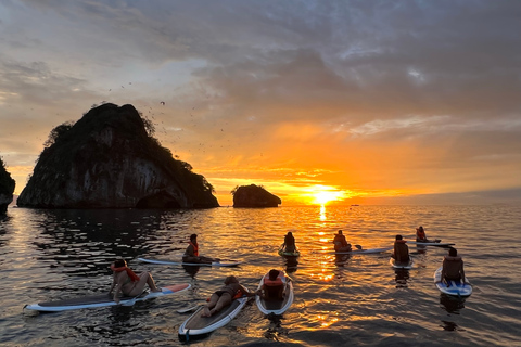Mismaloya: Los Arcos Bioluminescent Waters Kayak & Cave Tour Los Arcos Bioluminescence Kayak & Paddle - Sunrise Tour