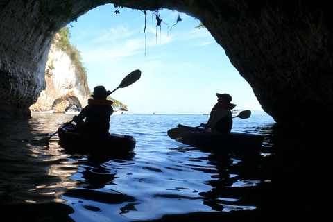 Mismaloya: Los Arcos Bioluminescent Waters Kayak & Cave Tour Los Arcos Bioluminescence Kayak & Paddle - Sunrise Tour